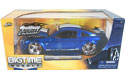 2006 Ford Mustang GT - Blue w/ White Stripes (DUB City Bigtime Muscle) 1/24