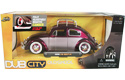 1959 Volkswagen Beetle w/ Baby Moon Wheels - Purple (DUB City Old Skool) 1/24