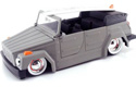 1973 VW Thing Convertible w/ Surfboard - Primer Grey (Jada Toys V-Dubs) 1/24