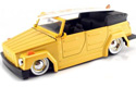 1973 VW Thing Convertible w/ Surfboard - Yellow (Jada Toys V-Dubs) 1/24