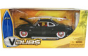 1959 VW Karmann Ghia w/ Surfboard - Black (Jada Toys V-Dubs) 1/24