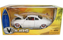 1959 VW Karmann Ghia w/ Surfboard - White (Jada Toys V-Dubs) 1/24