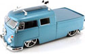 1963 VW Bus Pickup w/ Surfboard - Blue (Jada Toys V-Dubs) 1/24