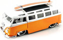 1962 VW Bus w/ Surfboard - Orange (V-Dubs) 1/24