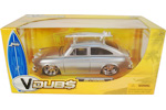 1965 Volkswagen 1600 TL Fastback w/Surfboard - Silver (V-Dubs) 1/24