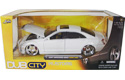 2007 AMG Mercedes-Benz S550 w/ HRE 544 Wheels - Pearl White (DUB City) 1/24