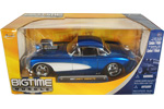 1957 Chevy Corvette w/ Blower - Blue (DUB City Bigtime Muscle) 1/24