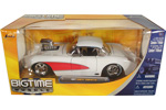 1957 Chevy Corvette w/ Blower - White (DUB City Bigtime Muscle) 1/24