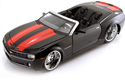 2007 Chevy Camaro Concept Convertible - Black w/ Red Stripes (Bigtime Muscle) 1/24