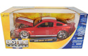 2008 Shelby Mustang GT500-KR - Red w/ White Stripes (DUB City) 1/24