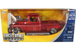 1955 Chevy Stepside w/ Blower & GM Rally Wheels - Red (Bigtime Muscle) 1/24