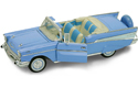 1957 Chevy Bel Air Convertible - Light Blue (YatMing) 1/18