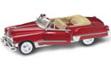 1949 Cadillac Coupe deVille Convertible - Red (YatMing) 1/18