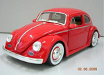 1959 VW Beetle - Glossy Red (Jada Toys Showroom Floor) 1/24