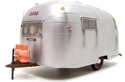 Airstream Camper Trailer - Weathered Stainless (Motor City Classics) 1/18