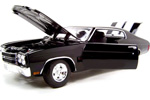 1970 Chevy Chevelle SS454 - Black (Welly) 1/18