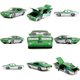 1969 Pontiac GTO Judge - Green & Silver (Jada Toys) 1/24