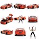 1995 Toyota Supra with Chainsaw Man Diecast Figure (Jada Toys) 1/24