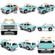1980 Chevy Blazer W/Smokey Bear Diecast Figure (Jada Toys) 1/24