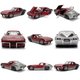 1963 Corvette Split Window Stingray - Red & Silver (Jada Toys) 1/24