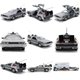 Back to the Future 40th Anniversary DeLorean Time Machine w/Doc Brown's Truck (Jada Toys) 1/24