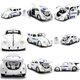1959 Drag VW Beetle w/R2-D2 Figure (Jada Toys) 1/24
