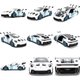 2007 Porsche 911 Turbo 997 - White #12 (Jada Toys) 1/24