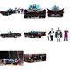 1966 Batmobile w/Batman, Robin Penguin & Joker Figures (Jada Toys) 1/24