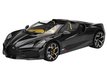 Bugatti W16 Mistral Black with Yellow Interior (Top Speed) 1/18