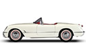 1953 Chevy Corvette - Polo White (AUTOart) 1/18
