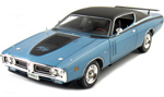 1971 Dodge Charger R/T 440 - Light Blue Metallic (Ertl American Muscle) 1/18