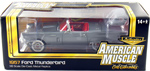 1957 Ford Thunderbird - Gunmetal Gray (Ertl American Muscle) 1/18