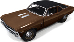 1969 Chevy Nova SS - Burnished Brown Metallic (AutoWorld Ertl Elite) 1/18