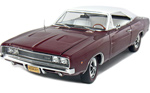 1968 Dodge Charger R/T 440 - Burgundy Metallic (Ertl American Muscle) 1/18