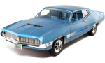 1970 Ford Torino GT - Medium Blue Metallic (Ertl American Muscle) 1/18