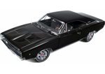 1968 Dodge Charger R/T 440 - Black (Ertl American Muscle) 1/18