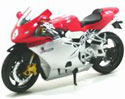 MV Agusta F4 S1+1 Motorcycle - Red with Silver (NewRay) 1/12