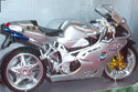 MV Agusta F4 S1+1 Motorcycle - Silver (NewRay) 1/12