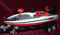 Triton Tr-21 Bass Boat and Trailer - Red (Ertl) 1/18