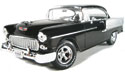 1955 Chevrolet Bel Air - Black & Silver (Ertl) 1/18