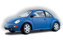 1999 Volkswagen New Beetle - Blue (Maisto) 1/18