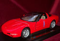 1999 Chevrolet Corvette C5 Coupe - Red (Welly) 1/18