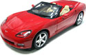 2005 Chevy Corvette C6 Convertible - Red (Hot Wheels) 1/18