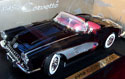 1958 Chevrolet Corvette Convertible - Black (MotorMax) 1/18