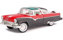 1955 Ford Fairlane Crown Victoria - Black & Red (YatMing) 1/18