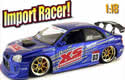Subaru Impreza WRX STi - Blue w/ Racinghart "CP8R" (Import Racer) 1/18