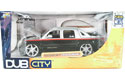 2001 Chevy Avalanche - Black w/ Silver (DUB City) 1/24