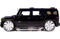 2003 Hummer H2 - Black w/ Lorenzo Wheels (DUB City) 1/18