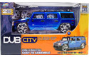 Hummer H2 Metal Model Kit - Blue (DUB City) 1/24