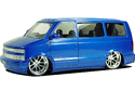 Chevy Astro Van - Blue (DUB City) 1/24